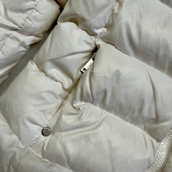 Polo Ralph Lauren Girls Down Puffer Hoodie Jacket Youth Size 5 White Pony - Picture 6 of 11